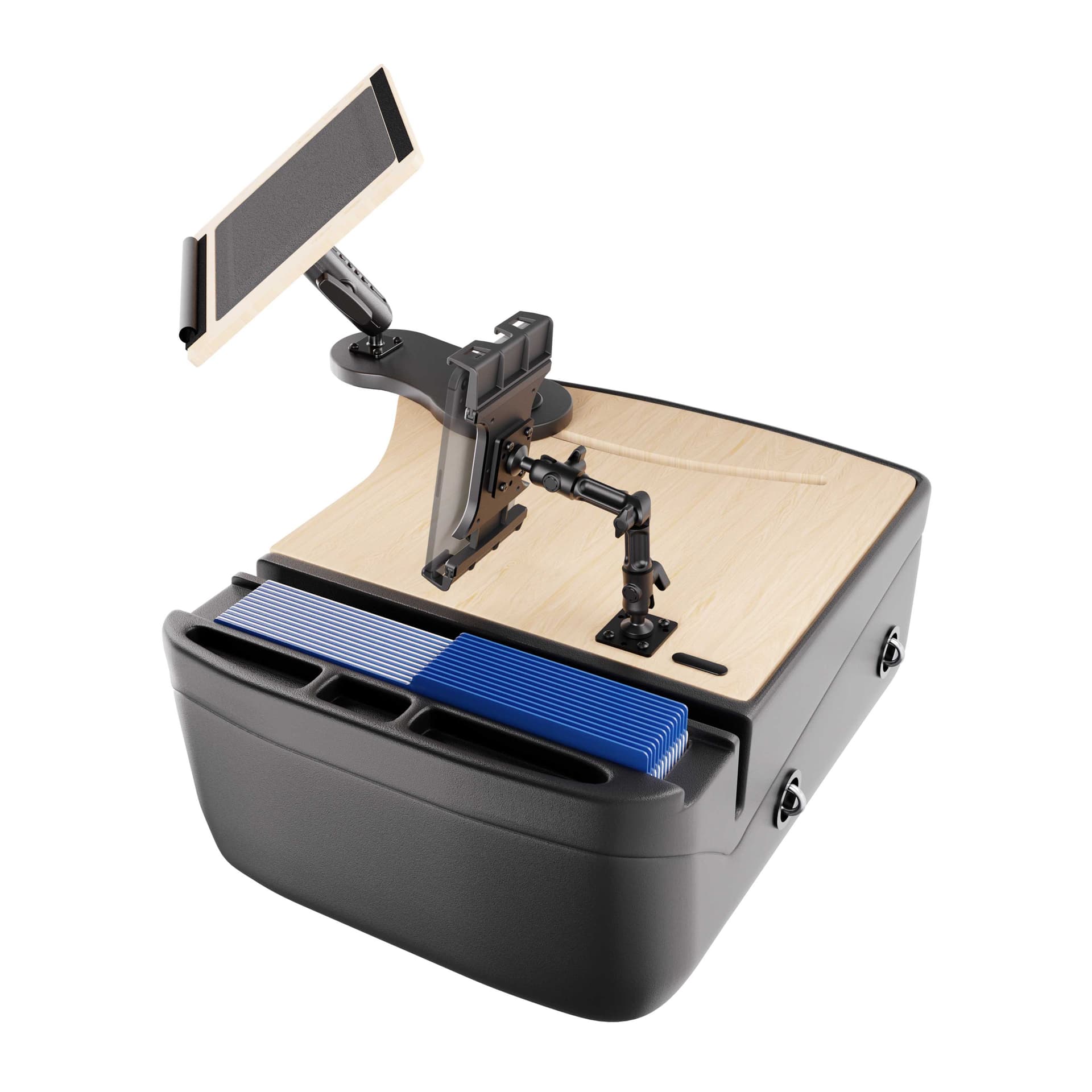 Arkon AutoExec Reach Front Seat Car Desk with Slim-Grip® Ultra Pro Multi-Angle Mount - Image 3