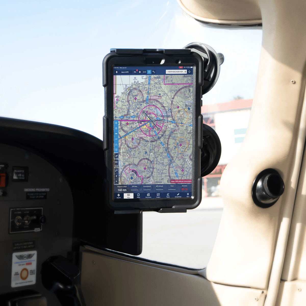 SkyHold Windshield Dual Suction Tablet Mount