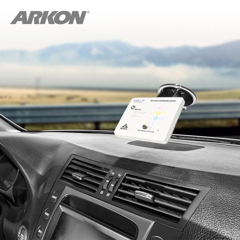 Arkon Pedestal Deluxe Single Suction Windshield Mount for Sat Radio Mouse