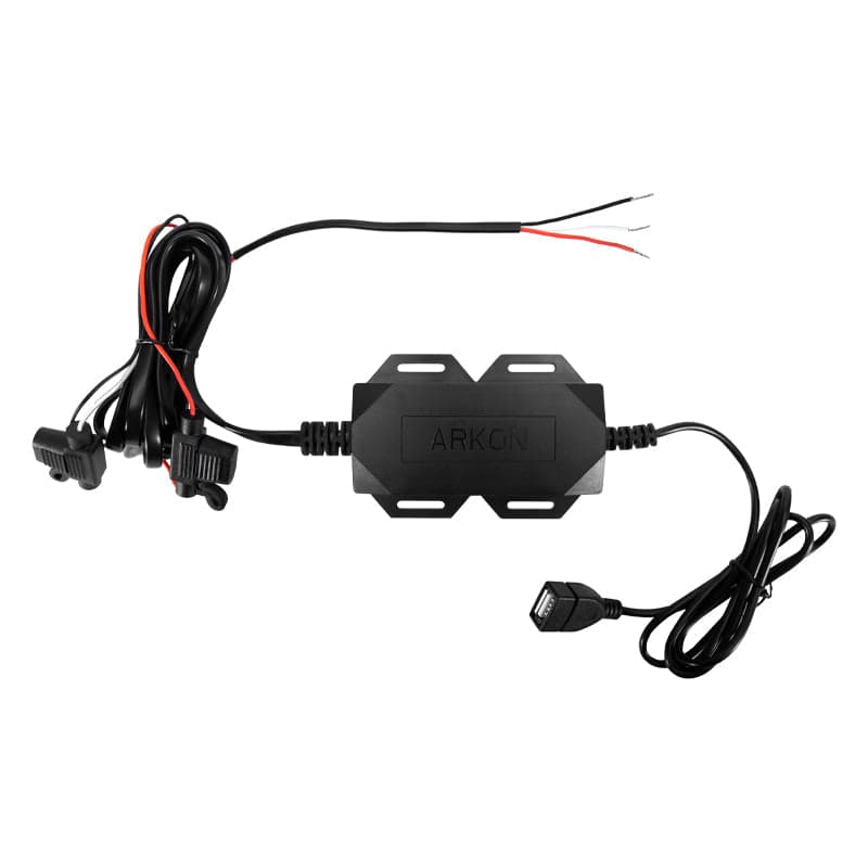 Arkon Quick Charge Hardwire Vehicle Power Adapter with In-Line Fuse