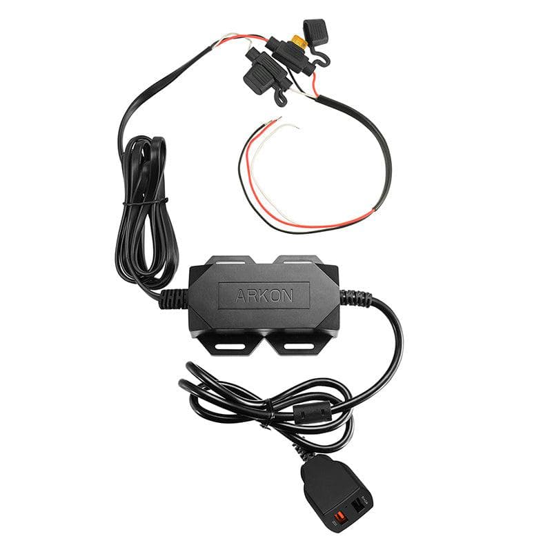 Arkon 30W 2-Port Quick Charge 3.0 and USB-A Car Fixed Install Charger