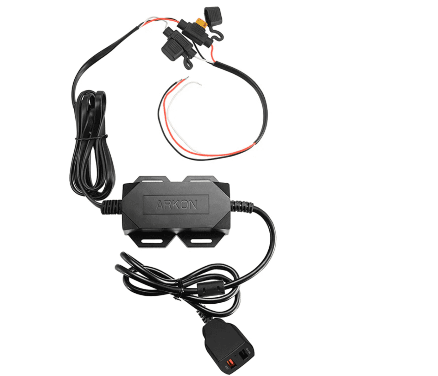 Arkon 30W 2-Port Quick Charge 3.0 and USB-A Car Fixed Install Charger