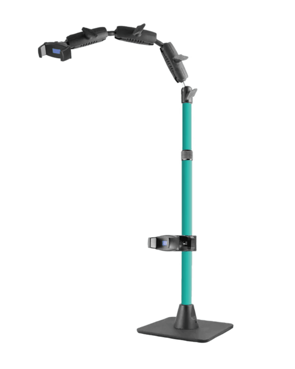 Arkon Remarkable Creator™ Cookie Decorators Mount for Phones and Pico Projectors with TEAL Pole