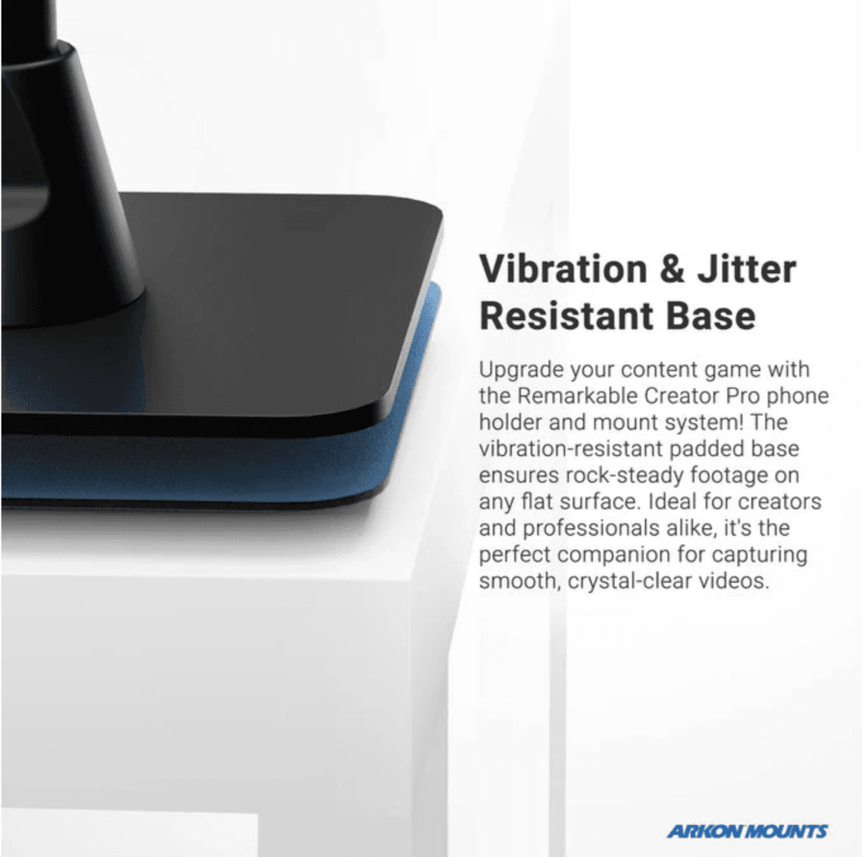Arkon Remarkable Creator™ Cookie Decorators Mount for Phones and Pico Projectors with TEAL Pole