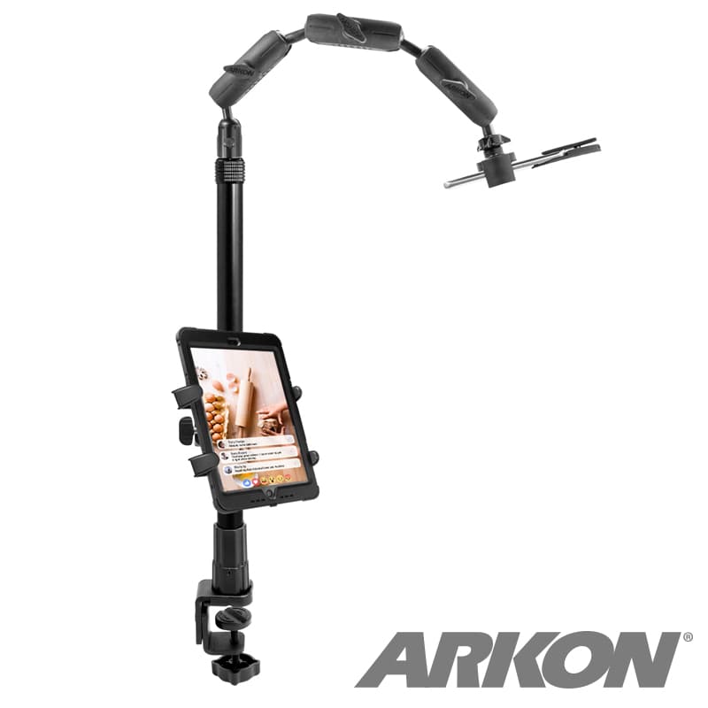 Arkon Remarkable Creators Clamp Phone or Camera Stand with Ring Light for Nail Art and Crafting Videos
