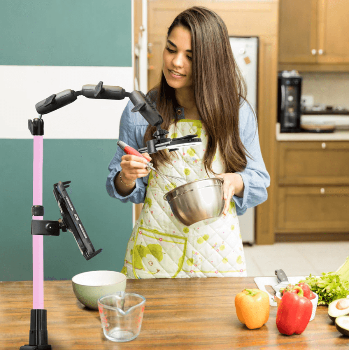 Arkon Remarkable Creator™ Pro+Plus Clamp Mount with Pink Extension Pole