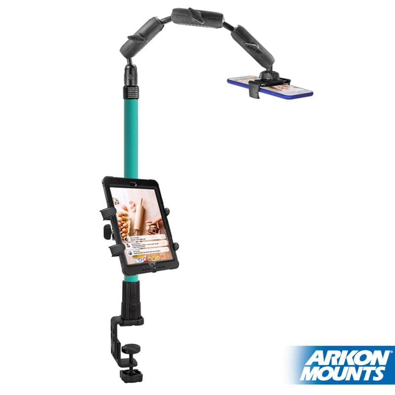 Arkon Remarkable Creator™ Pro+Plus Clamp Mount with Teal Extension Pole