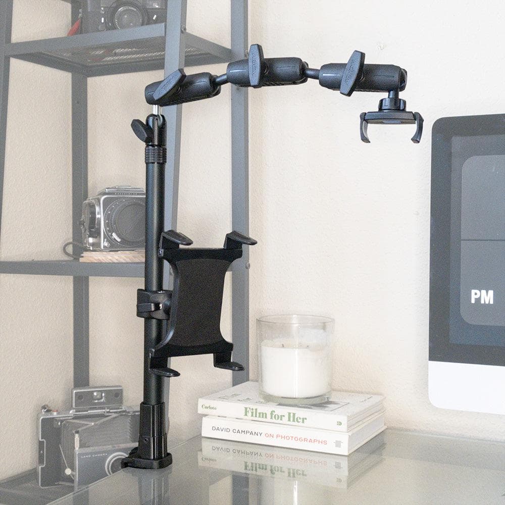 Arkon Remarkable Creator™ Pro+Plus Clamp Mount with Teal Extension Pole