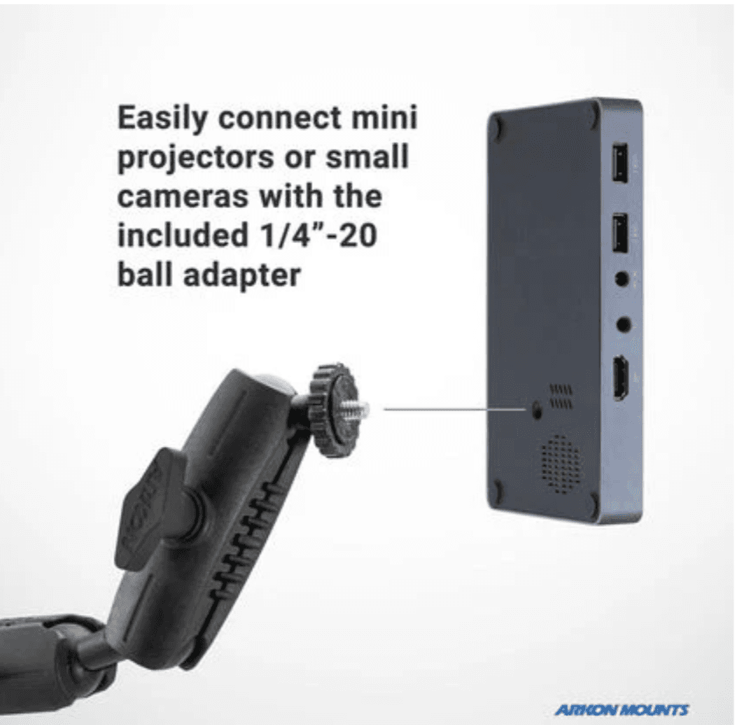 Arkon Remarkable Creator™ Pro+Plus Clamp Mount with Teal Extension Pole