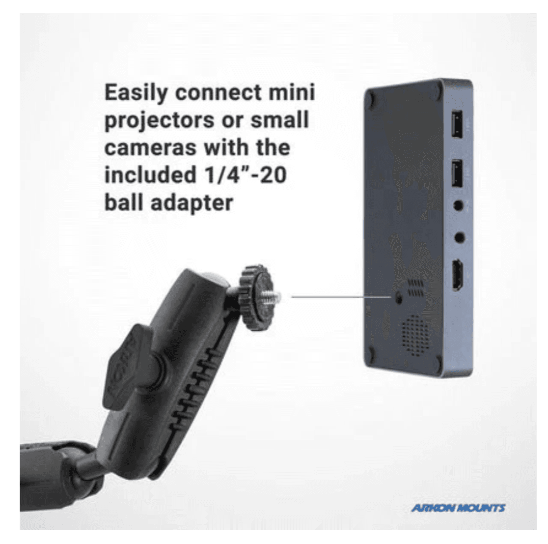 Arkon Remarkable Creator™ Pro Stand with Clamp Base for Phone or Camera - Teal