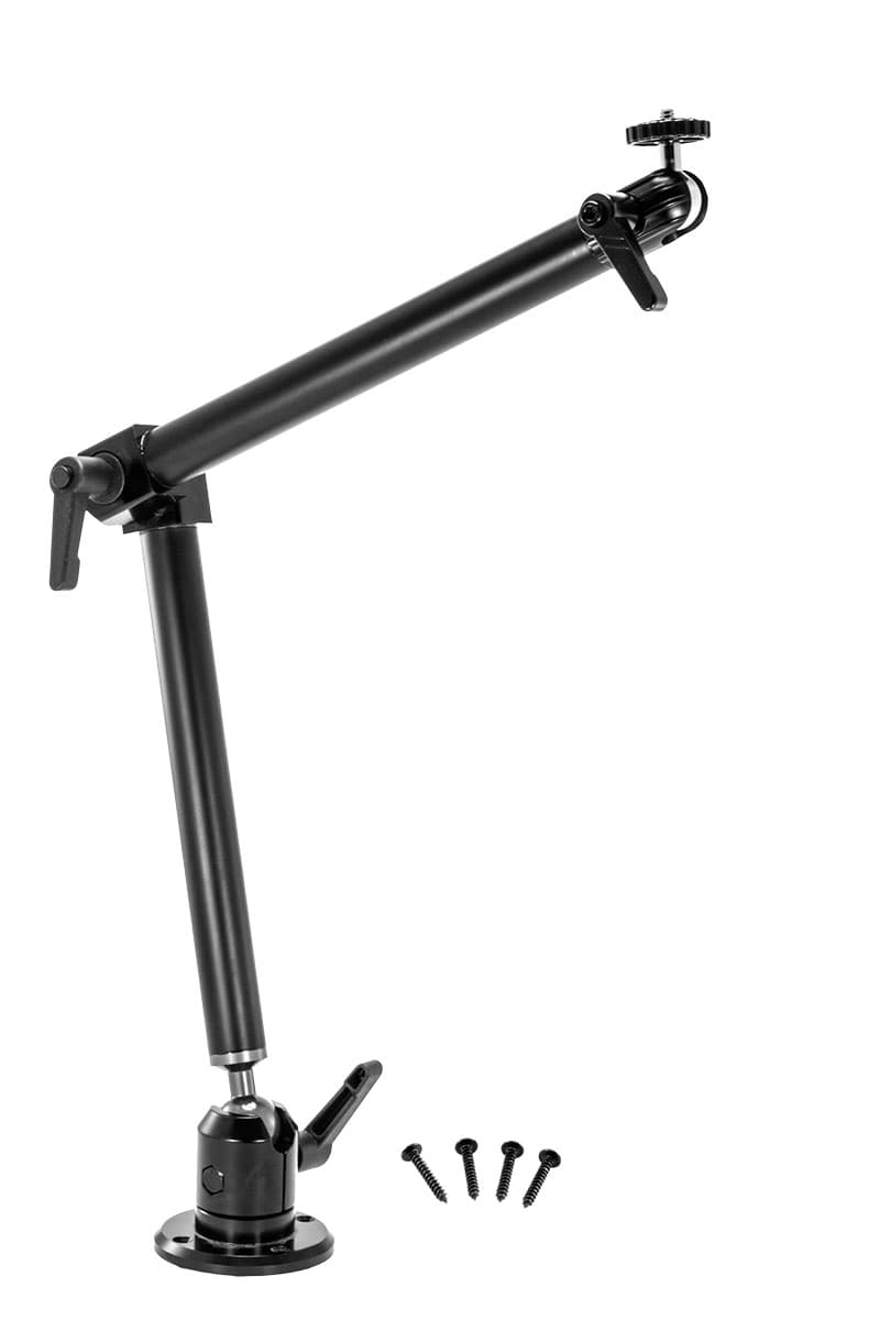 Arkon Heavy-Duty Drill-Base Camera Mount with 22" Adjustable Arm