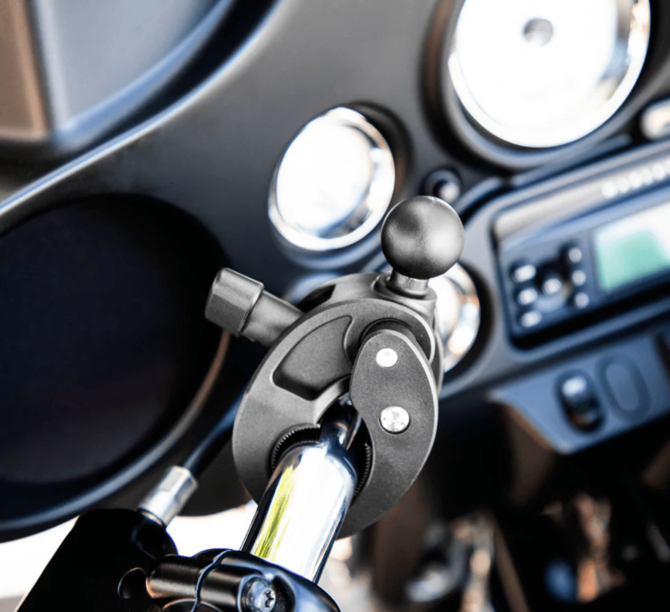 Arkon Robust™ Mount Clamp Post with 25mm (1") Ball