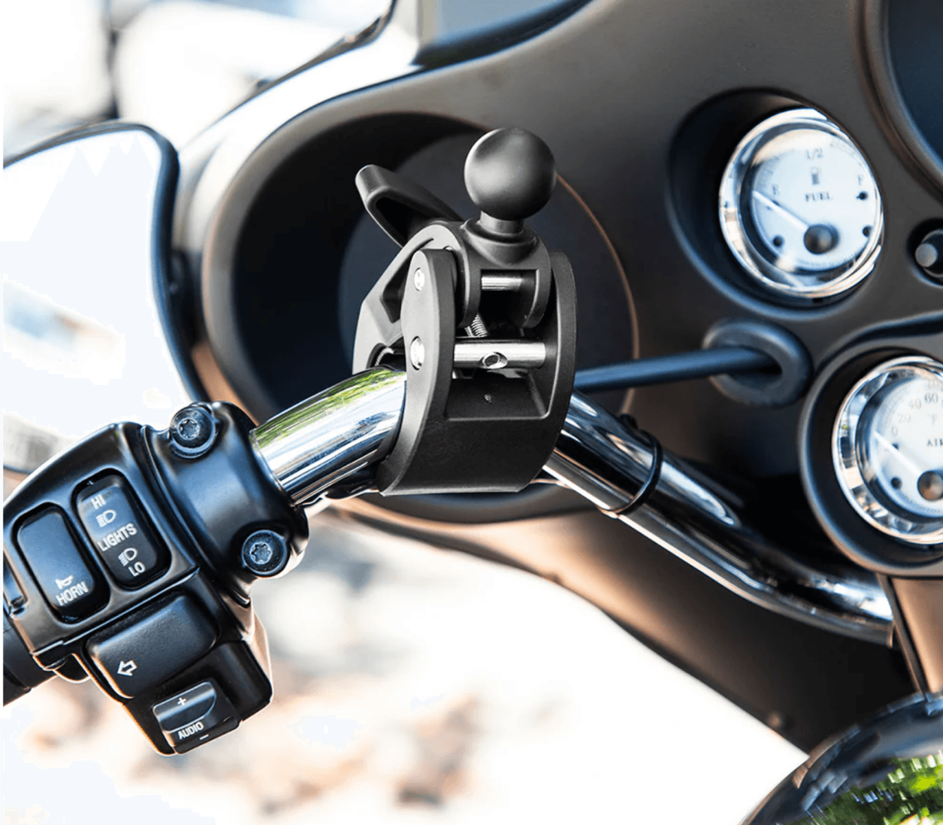 Arkon Robust™ Mount Clamp Post with 25mm (1") Ball