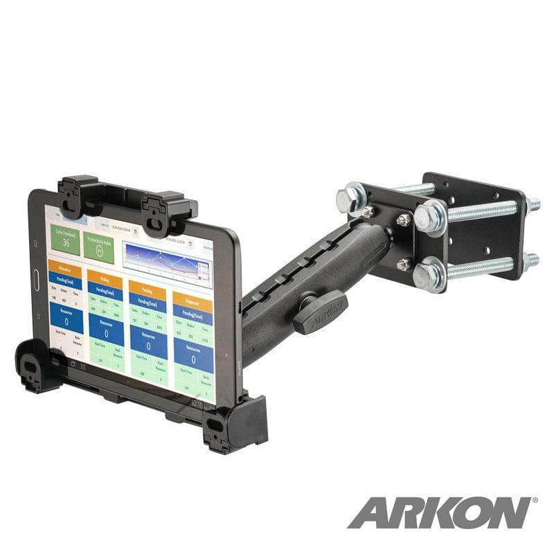 Arkon 7.25 inch Metal Robust Locking Forklift Front Guard Tablet Mount