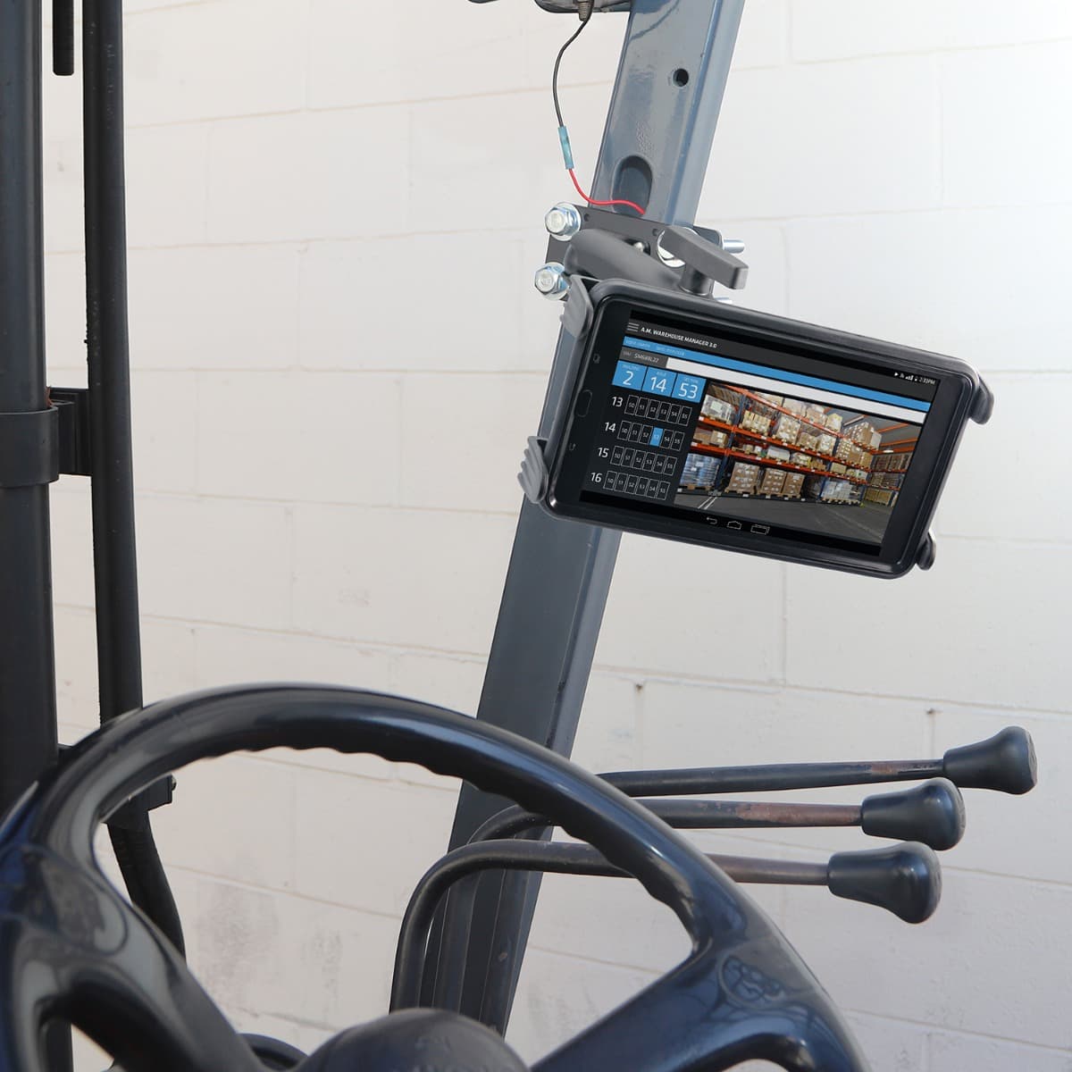 Arkon 10.25 inch Metal Robust Forklift Front Guard Slim-Grip® Tablet Mount