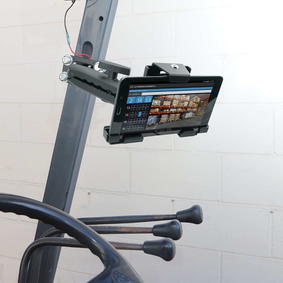 Arkon 10.25 inch Metal Robust™ Locking Forklift Front Guard Tablet Mount