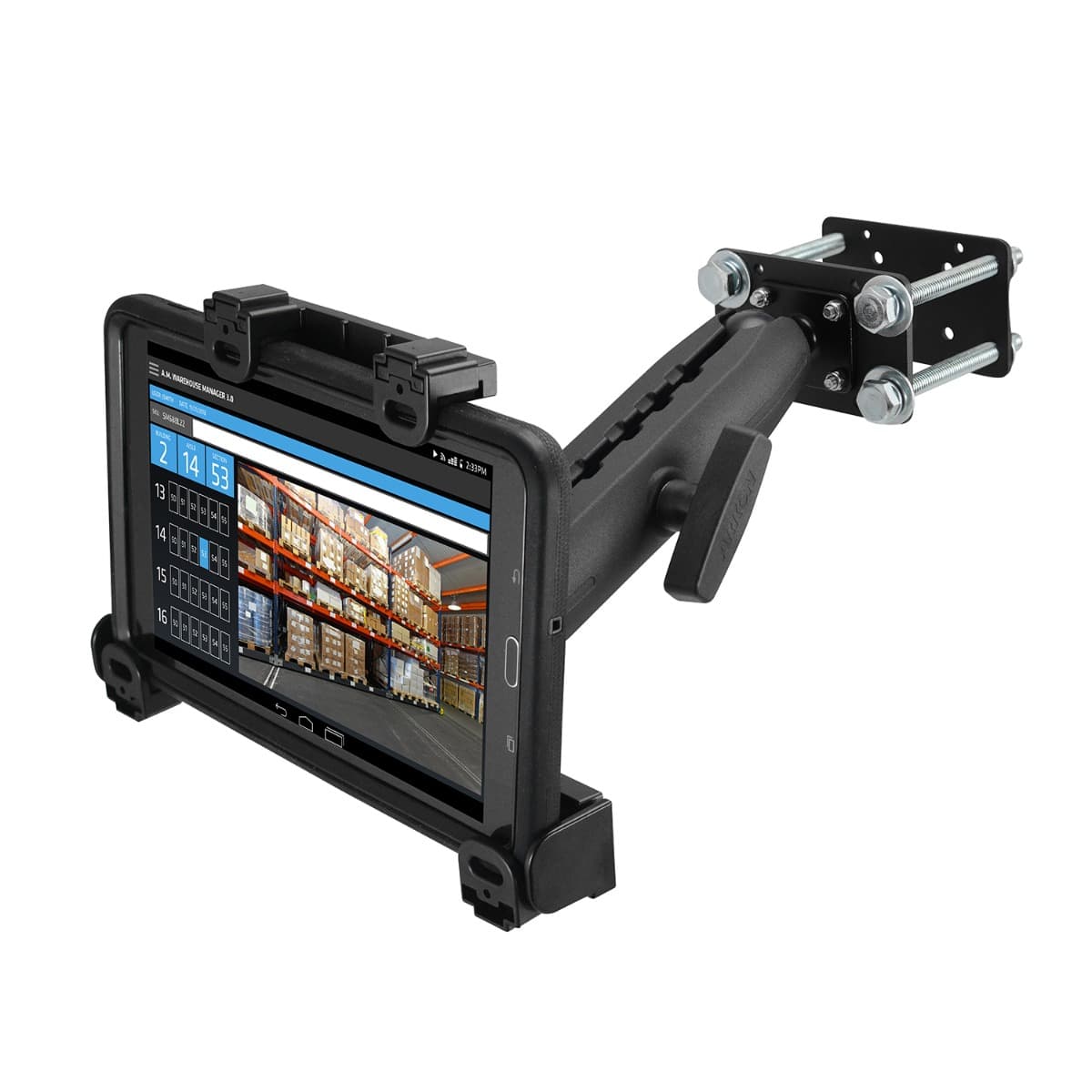 Arkon 10.25 inch Metal Robust Locking Forklift Pillar Tablet Mount