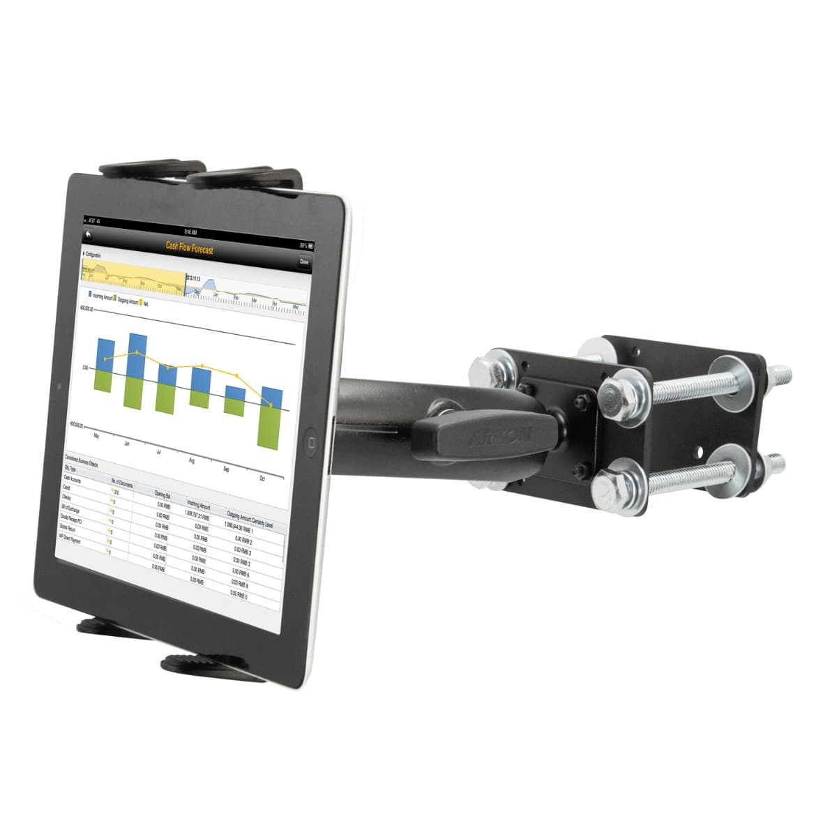 Arkon 38mm Robust Forklift Pillar Tablet Mount