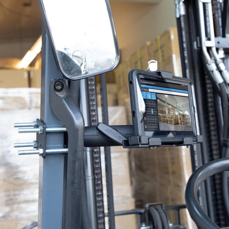 Arkon 7 inch Robust™ Locking Forklift Front Guard Tablet Mount