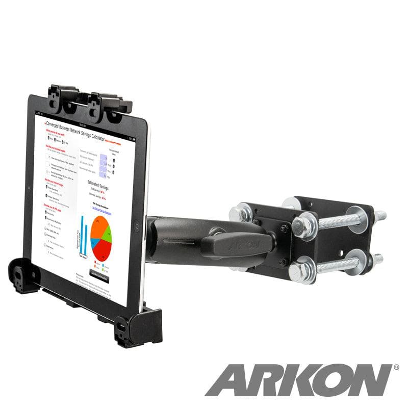 Arkon 7 inch Robust Plastic Locking Forklift Front Guard Tablet Mount