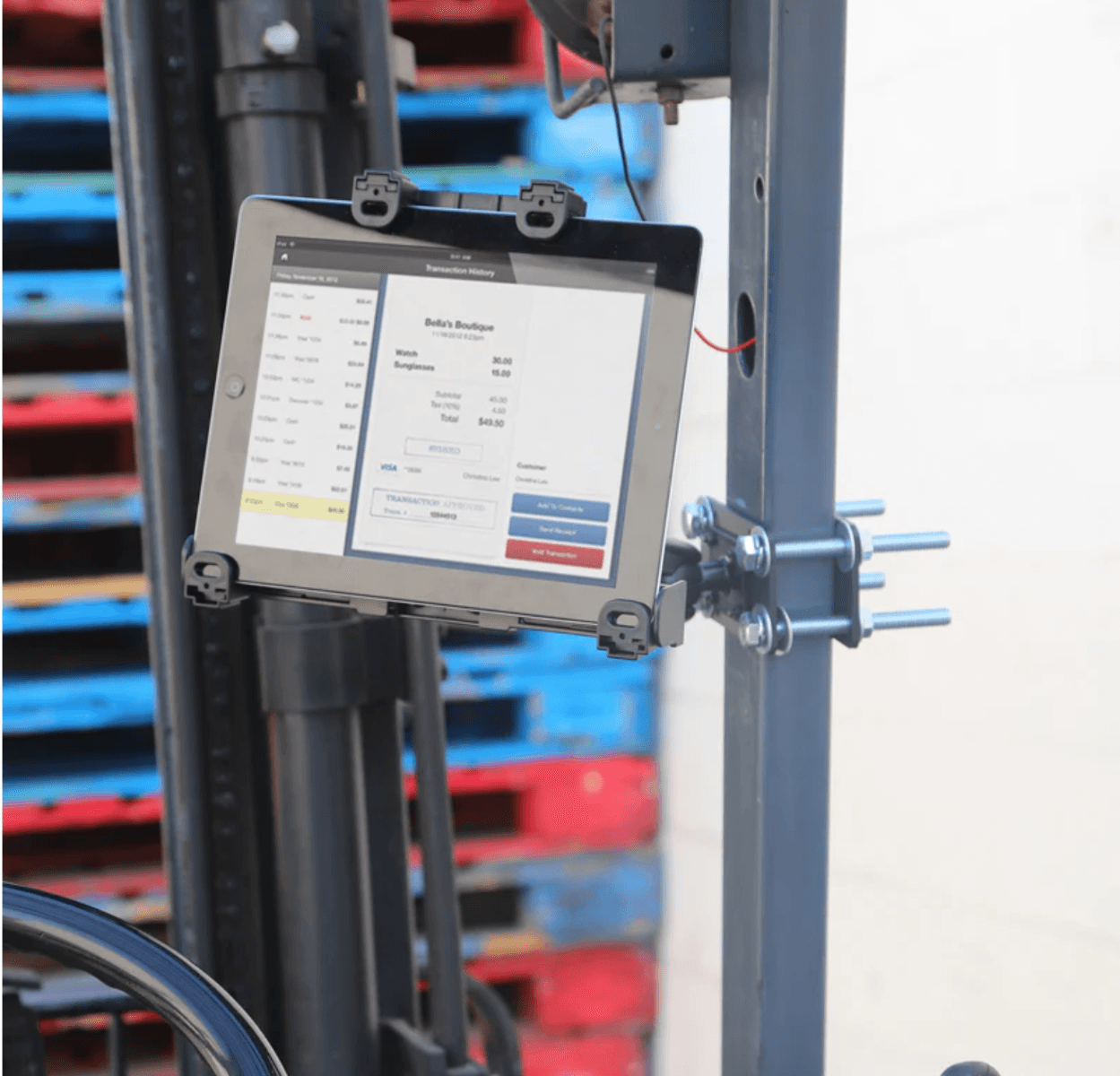 Arkon 7 inch Robust Plastic Locking Forklift Front Guard Tablet Mount