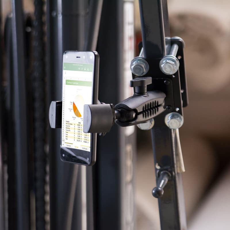 Arkon RoadVise Forklift Pillar Phone Mount