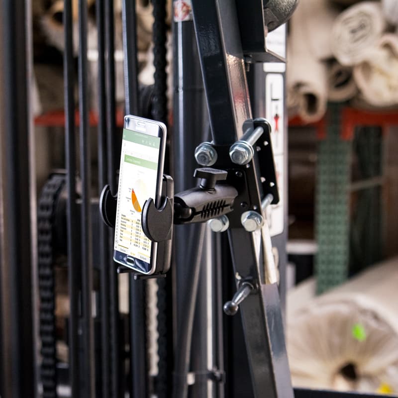 Arkon Mega Grip Forklift Pillar Phone Mount