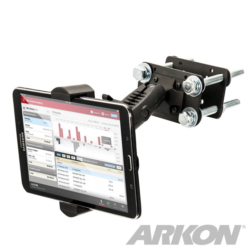 Arkon RoadVise XL Forklift Pillar Phone and Midsize Tablet Mount