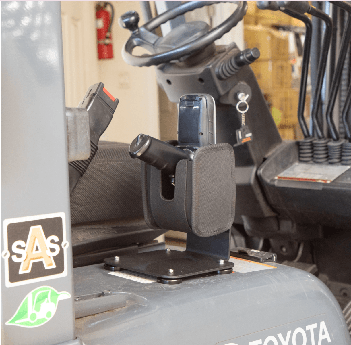 Arkon SteadyMag™ Magnetic Mount System with Universal Barcode Scanner Holder