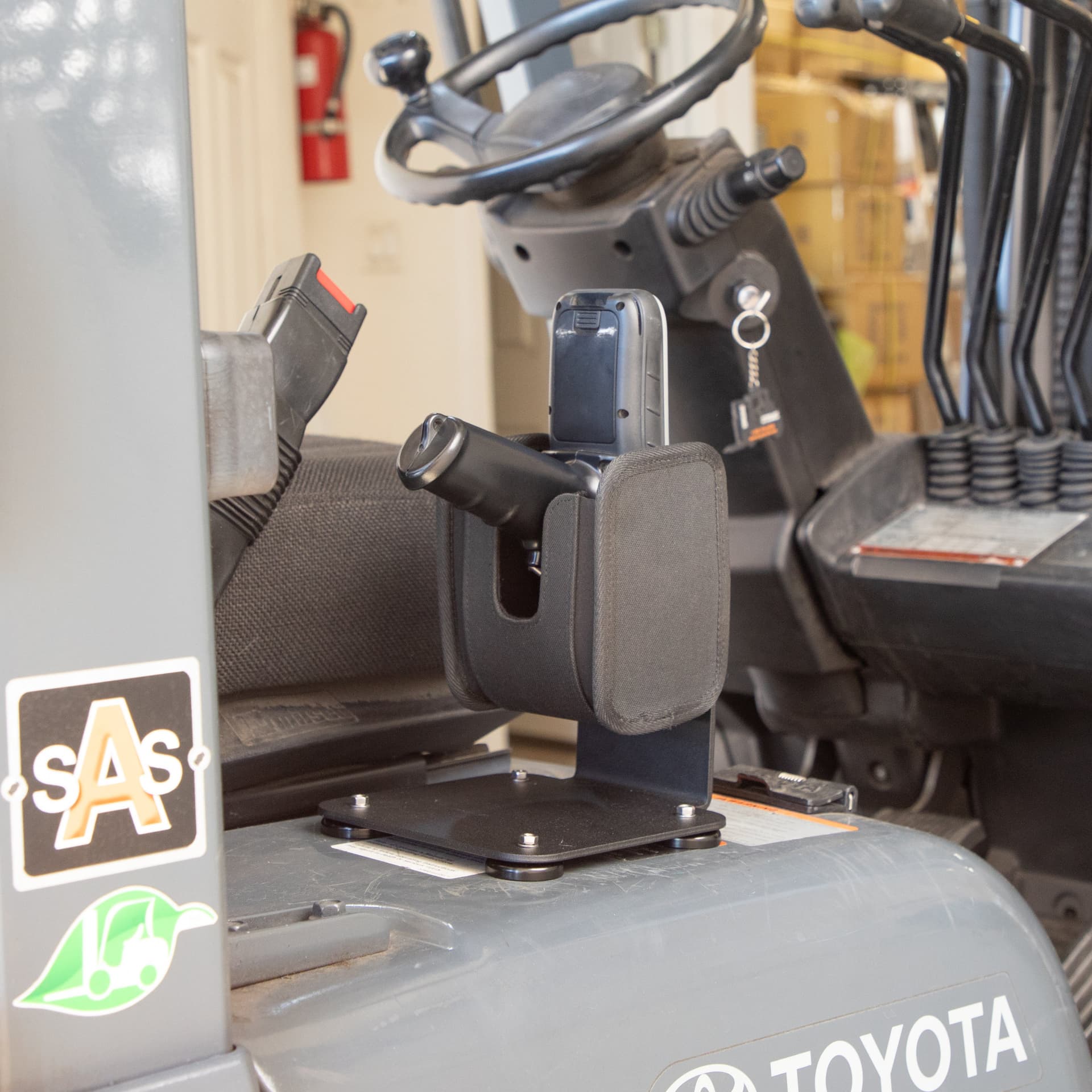 Arkon SteadyMag™ Magnetic Mount System with Universal Barcode Scanner Holder