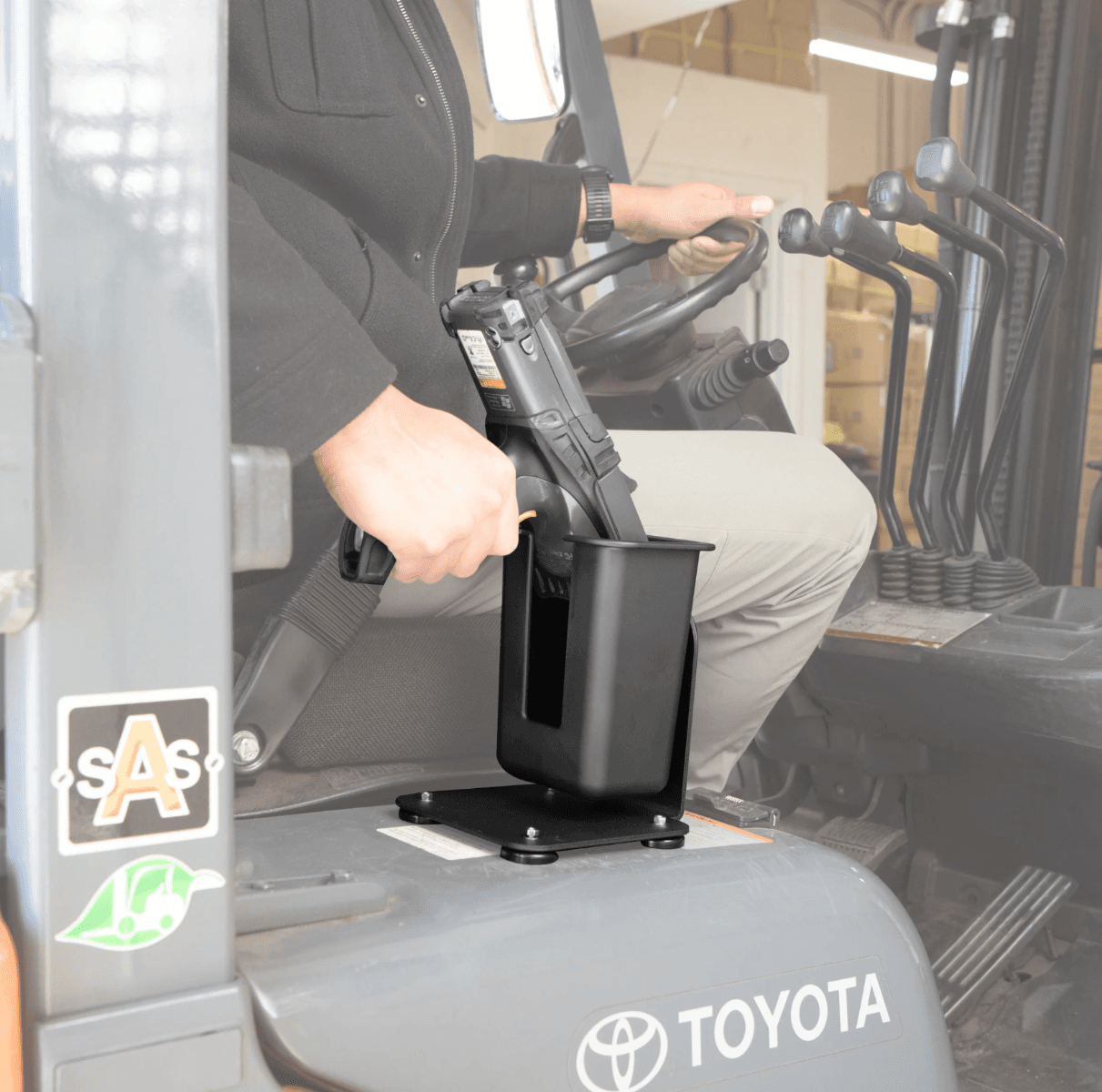 Arkon SteadyMag™ Magnetic Mount System with Large Barcode Scanner Holder