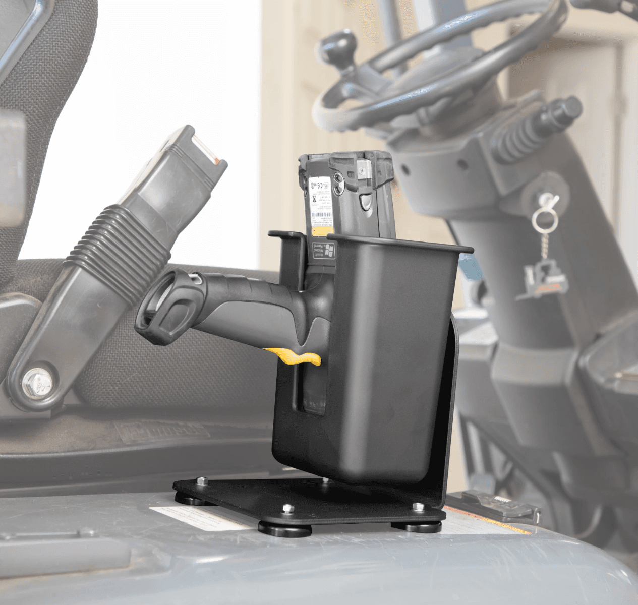 Arkon SteadyMag™ Magnetic Mount System with Large Barcode Scanner Holder