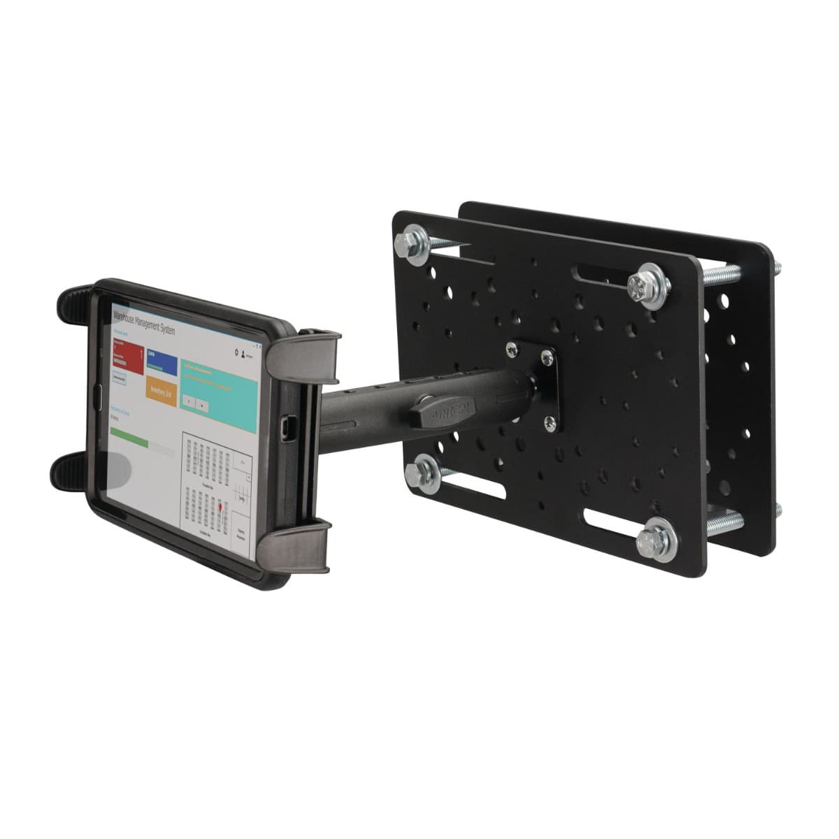 Arkon 25mm Metal Robust Forklift Slim-Grip® Tablet Mount