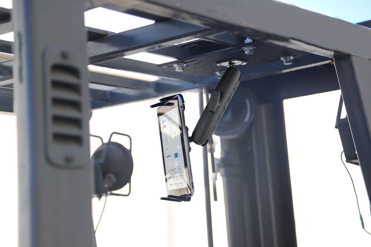 Arkon 25mm Metal Robust Forklift Slim-Grip® Tablet Mount
