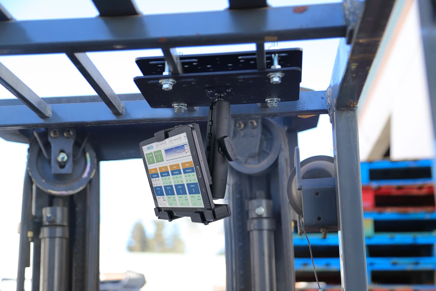 Arkon 25mm Metal Robust Forklift Locking Tablet Mount