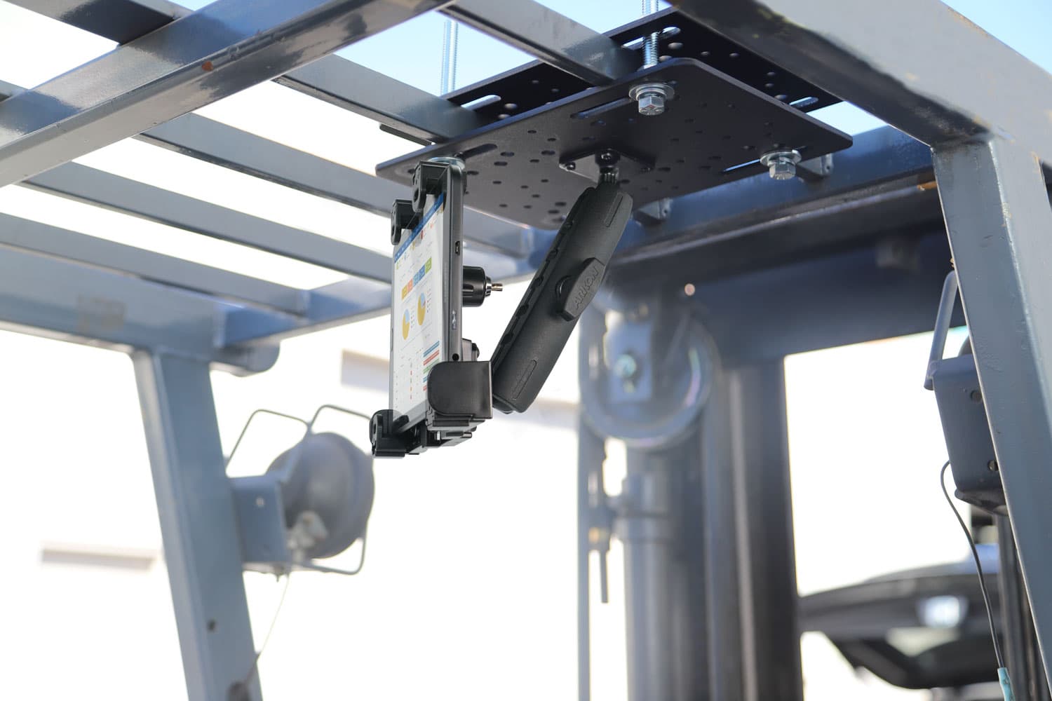 Arkon 25mm Metal Robust Locking Forklift Tablet Mount
