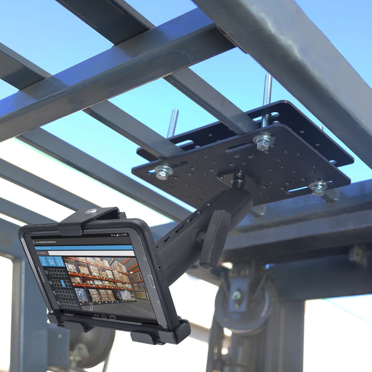 Arkon 38mm Metal Robust™ Forklift Locking Tablet Mount