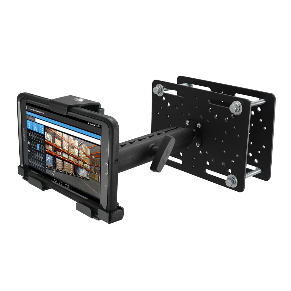 Arkon 38mm Metal Robust™ Forklift Locking Tablet Mount