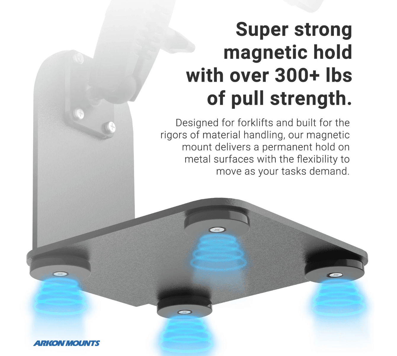 Arkon SteadyMag™ Magnetic Mount System with Slim-Grip® Tablet Holder