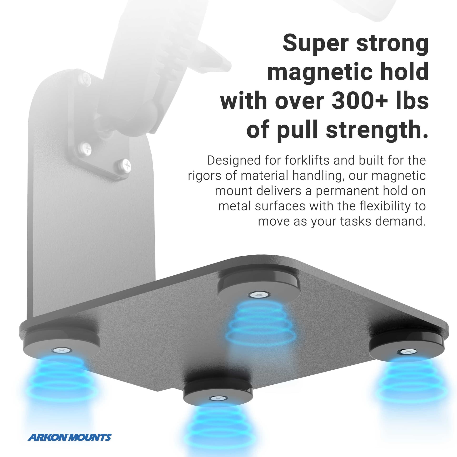 Arkon SteadyMag™ Magnetic Mount System with Slim-Grip® Tablet Holder
