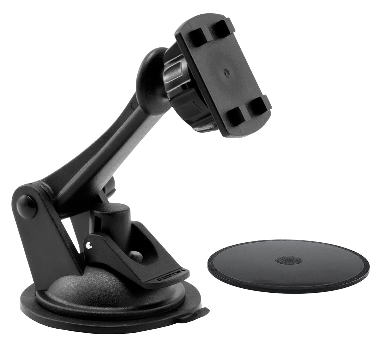 Arkon Pedestal Bundle - Sticky Suction Mount with 4-Prong Head and Disk
