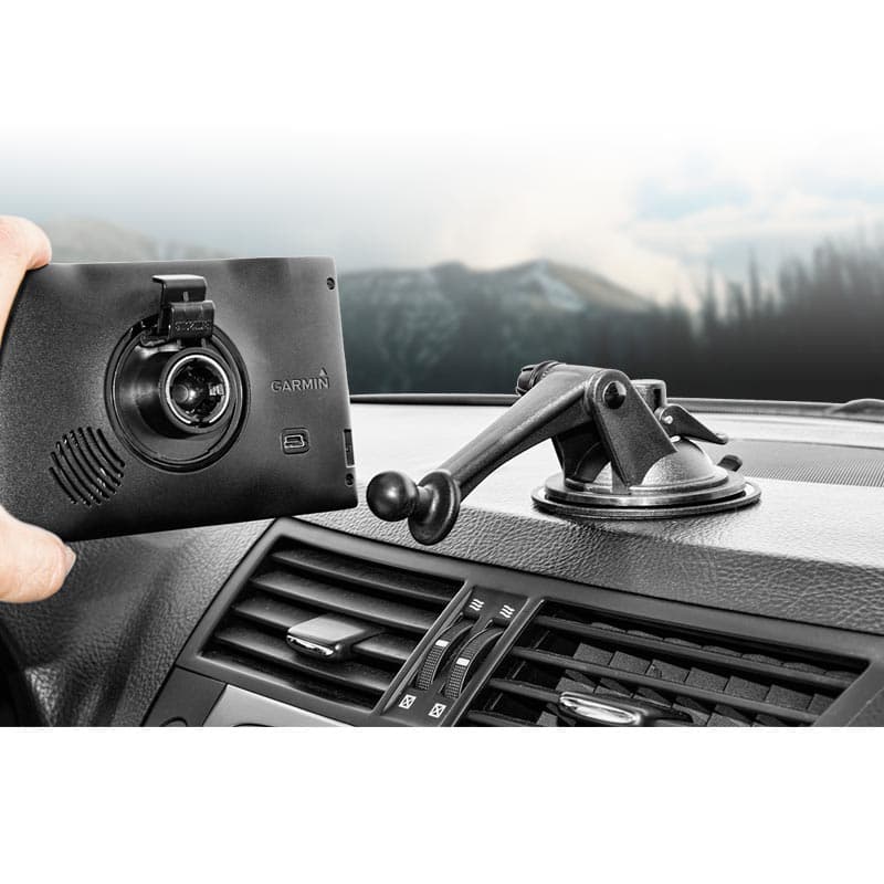 Arkon Garmin Nuvi Mount Flat Surface Sticky Suction Mount Bundle
