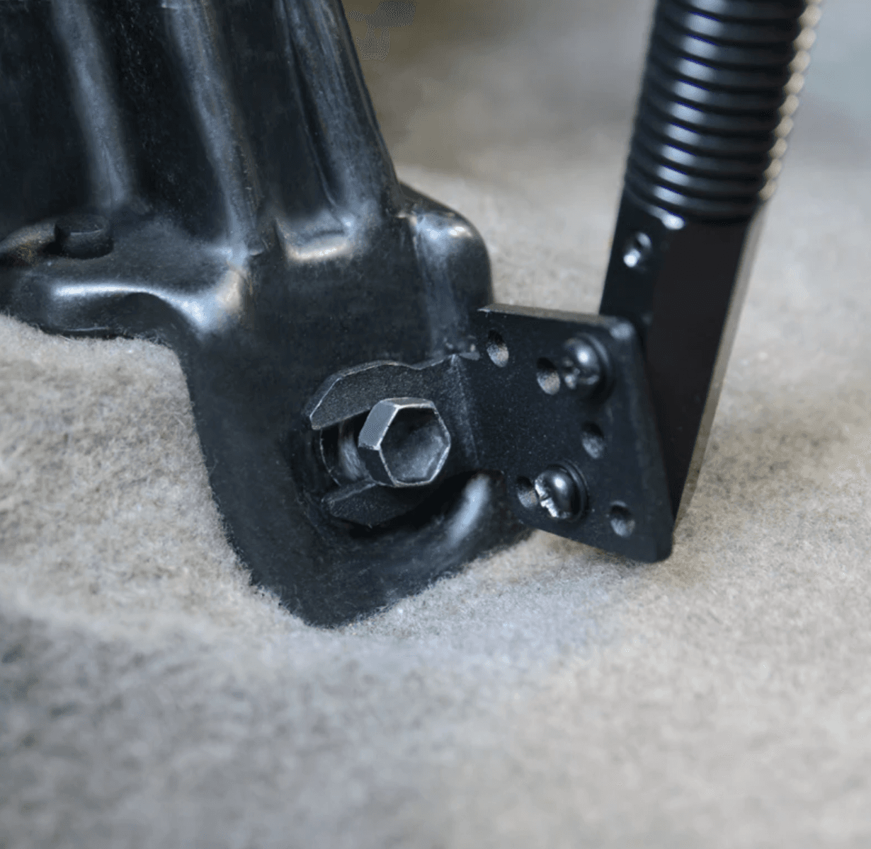 Arkon Heavy-Duty Truck Seat Rail Floor Mount Pedestal - Dual-T Compatible