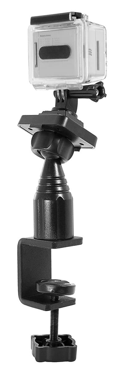 Arkon GoPro Mount - 4inch Adjustable C-Clamp Mount with GoPro Head