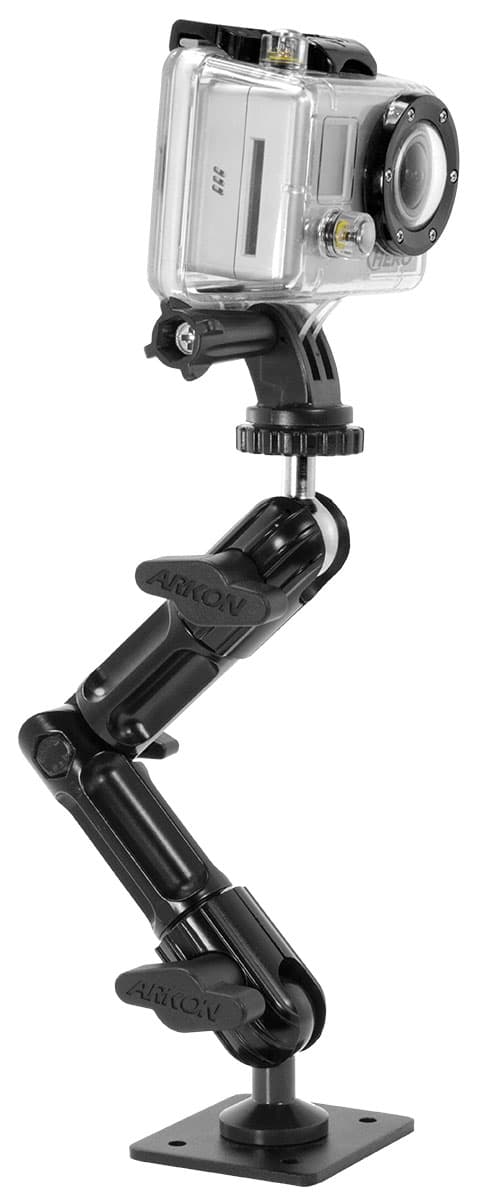 Arkon GoPro Mount - Heavy-Duty Multi-Angle Mount with GoPro Head