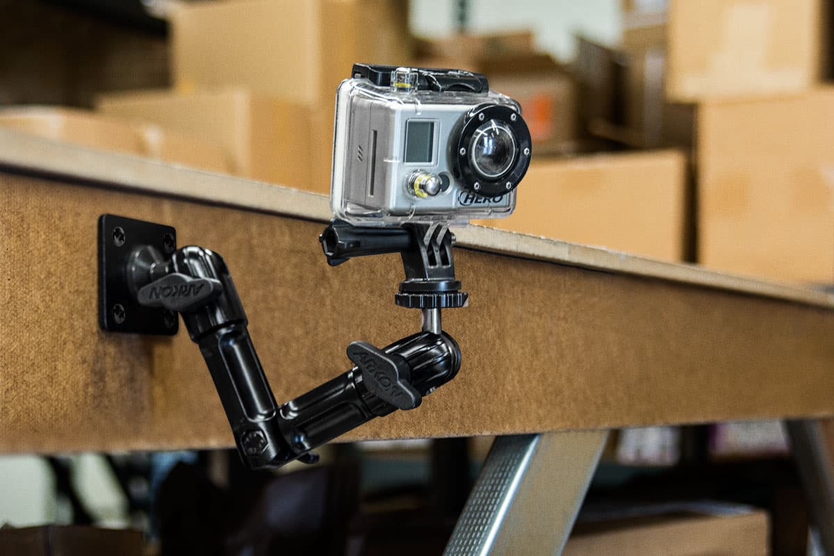 Arkon GoPro Mount - Heavy-Duty Multi-Angle Mount with GoPro Head