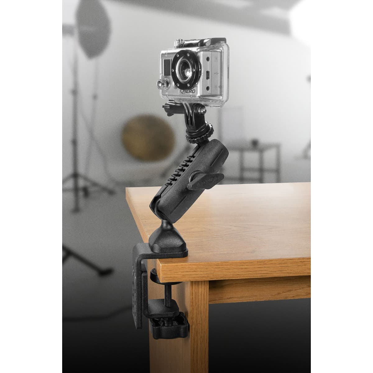 Arkon GoPro Mount - Robust C-Clamp Mount with GoPro Head