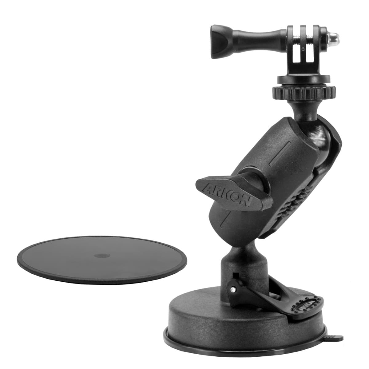 Arkon Heavy-Duty Sticky Suction Mount for GoPro HERO Action Cameras