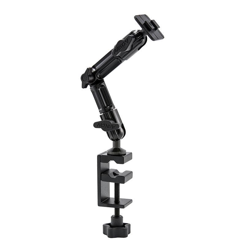 Arkon Heavy-Duty Multi-Angle Clamp Mount with 8 inch Arm - Dual-T Compatible