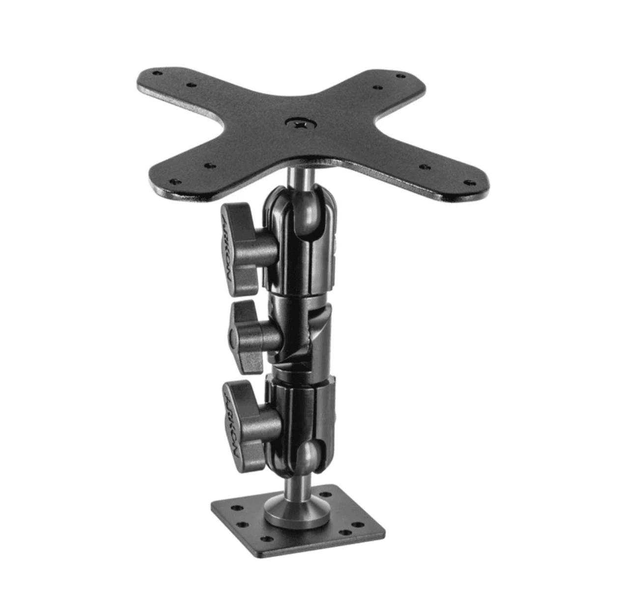 Arkon Heavy-Duty Multi-Angle Drill-Base Mounting Pedestal for VESA 75/VESA 100 Compatible Devices